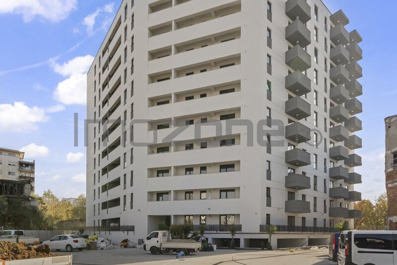 Apartament  2 camere, 65.4 mp, et 1, terasa 10.3 mp, finisat modern, comision 0%, metrou